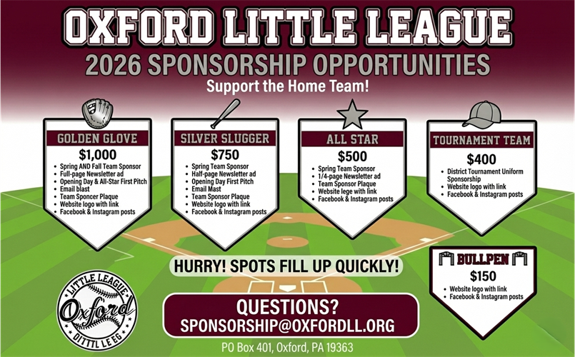 Sponsorship Opportunities